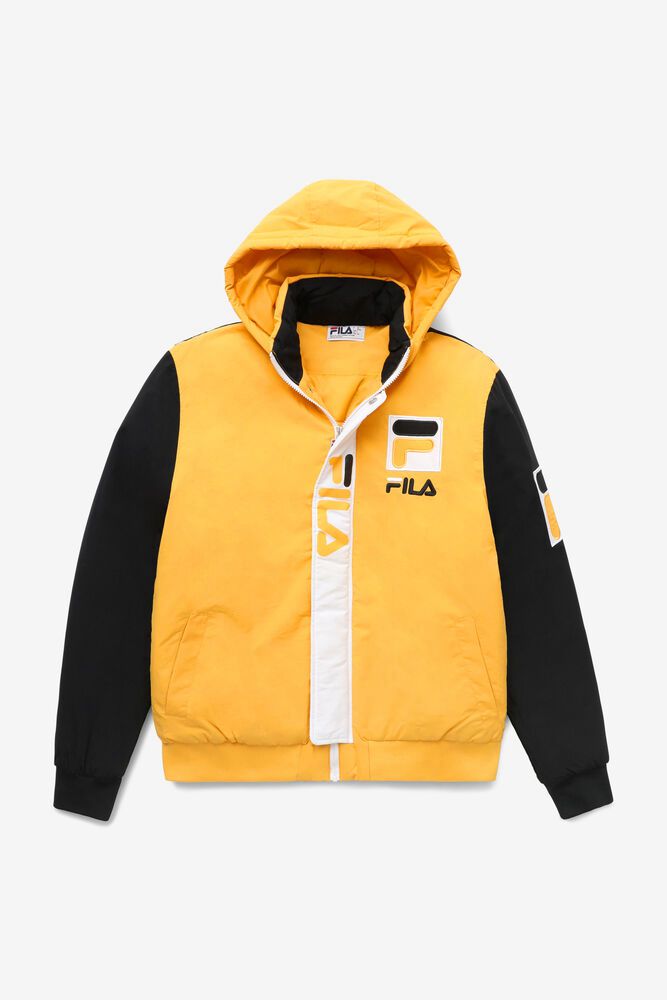 Fila Jacket P1 Tech Mens Orange - India MVP-350162